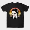 Мужская черная футболка с принтом Wednesday Addams Печать на трансферной бумаге без вырезания Хлопковая футболка