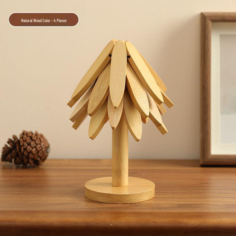 Премиальный изолированный коврик для стола под елку и набор подставок под горячее