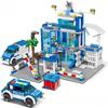 753PCS городской полицейский участок строительные блоки набор мальчиков DIY автомобиль фигурки кирпичи развивающие игрушки для детей взрослый подарок