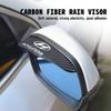 For Hyundai Carbon Fiber Car Rear View Shield Guard Auto Rearview Mirror Rain Cover NLINE I30 I20 Venue Tucson Kona IX35 I40 lk1