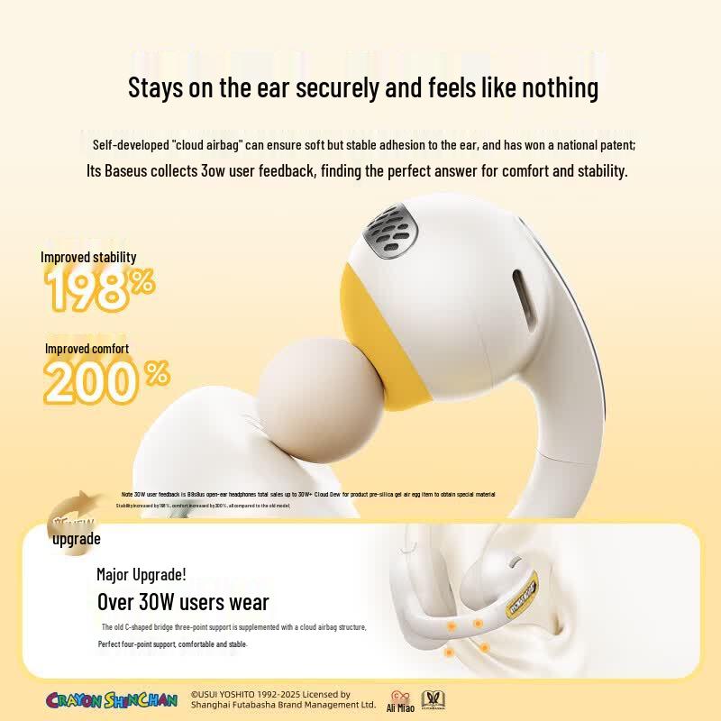 Baseus MC1 AI Translation Ear Clip Earphones