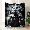 Viking Berserker Axes Vegvisir Cozy Throw Blanket Warm Blanket for Living Room Sofa Gift