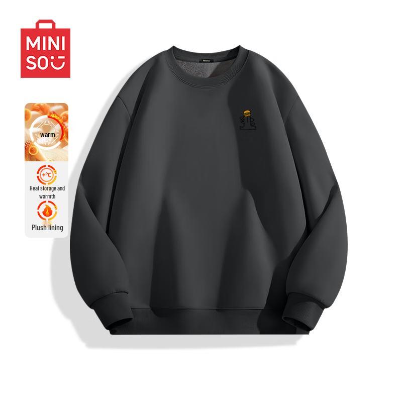 MINISO Мужской пуловер-свитшот с мультяшным щенком