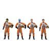 Star Wars Vintage Collection X-Wing Pilot 4-Pack Ahsoka 3.75-Inch Collectible Action Figures