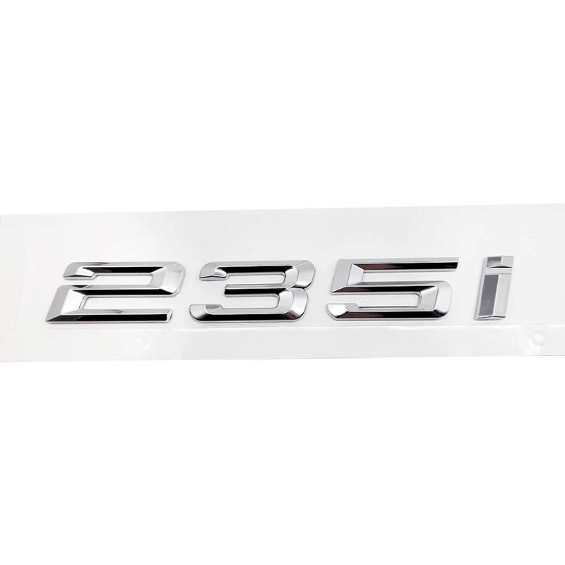 ABS Car Rear Trunk Letters Logo Badge Emblem Sticker For BMW 2 Series 216i 218i 220i 225i 228i 230i 235i 240i F22 F23 F46 F45