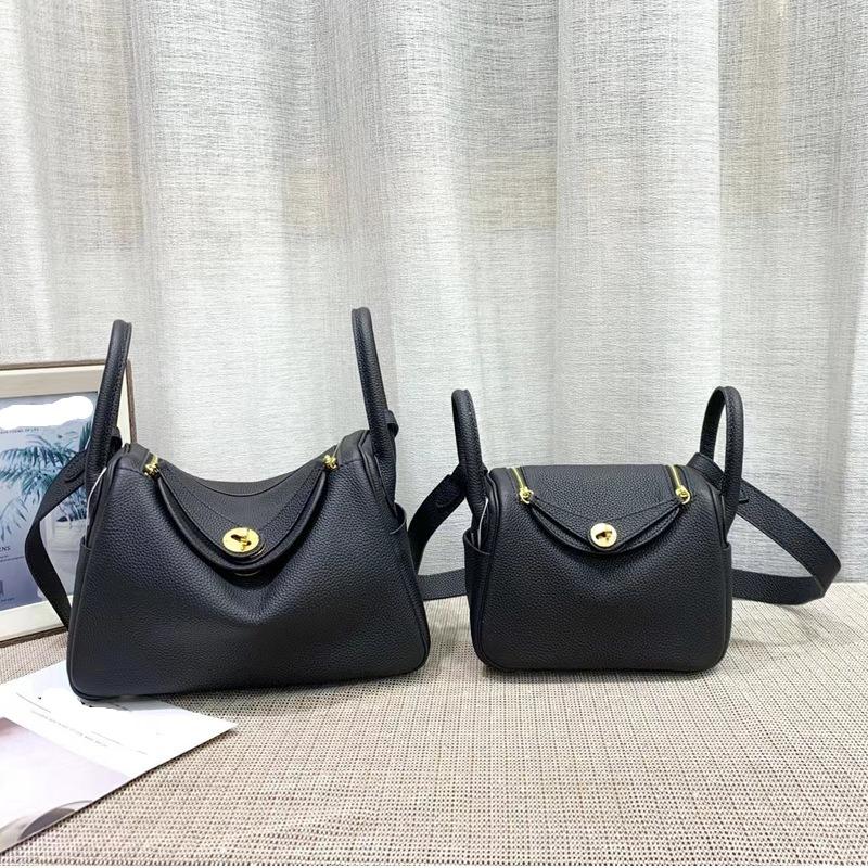 Сумка Lindi из натуральной кожи Togo Cowhide с золотой пряжкой Новая сумка Lindi Doctor Bag Direct Сумки большой вместимости