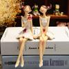 2pcs/set Angel Girl Angel Girl Figurines Nordic Sisters Flower Girl Ornament Beautiful   Friend