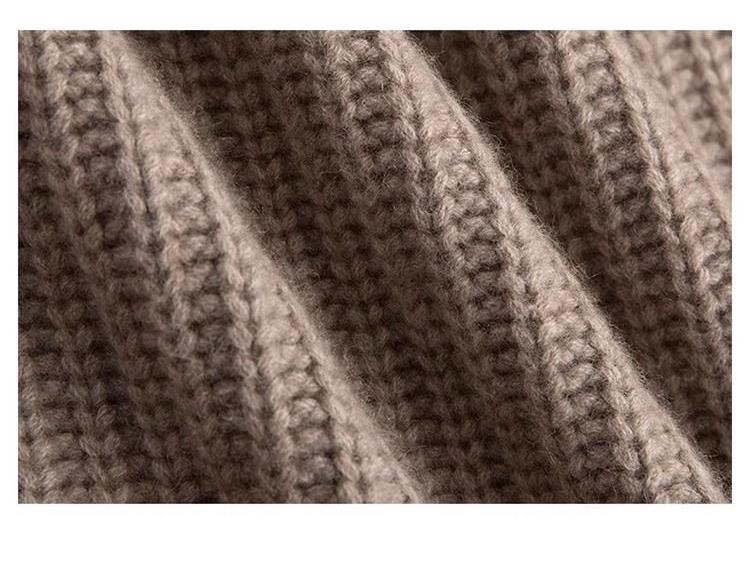 Женский свободный кардиган крупной вязки в корейском стиле, больших размеров - Осенне-зимний модный женский свитеро-пальто средней длины