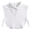 Linbaiway Chiffon Fake Collar Ladies Shirt Women False Collar for Sweater Autumn and Winter Solid Color Detachable Collar