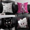 Милый мультяшный красивый кот бойкиссер наволочка против пылевых клещей наволочка потайная молния шелковистый короткий плюш чехол на диванную подушку
