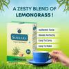 Samaara Instant Tea Premix Sachets | Lemongrass Flavoured Assam Black Tea Powder | 10 Sachets Box 150gm