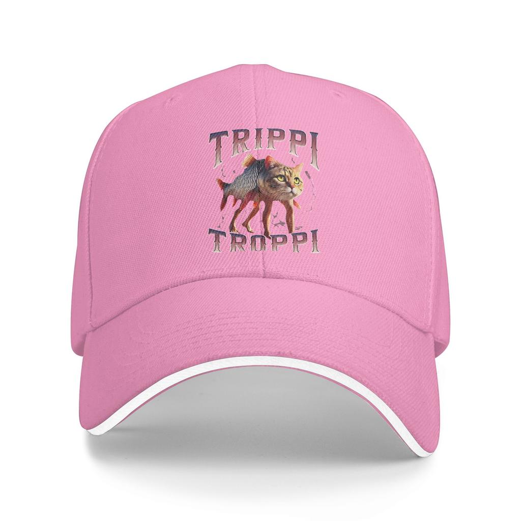 Trippi Troppi Cat Baseball Cap Stylish Men Adult Trucker Hat High Quality Design Outdoor Sport Baseball Caps Gift Idea