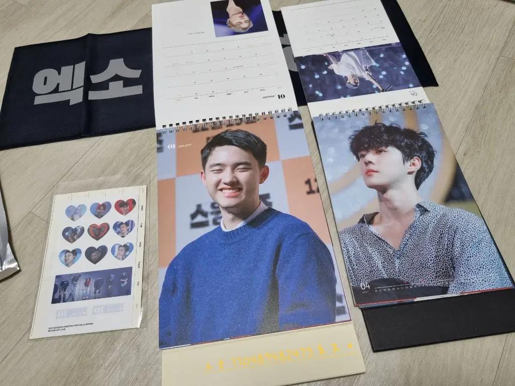 EXO last season's greeting calendar