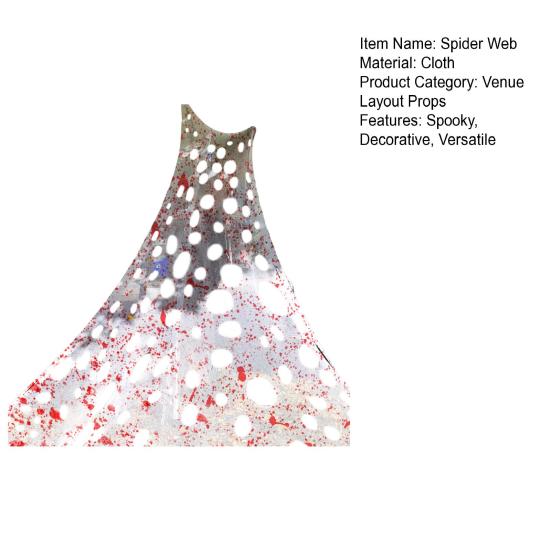Украшение в виде паутины на Хэллоуин Гигантская эластичная паутина Декор из кровавой марли Имитация паутины Украшение дома с привидениями