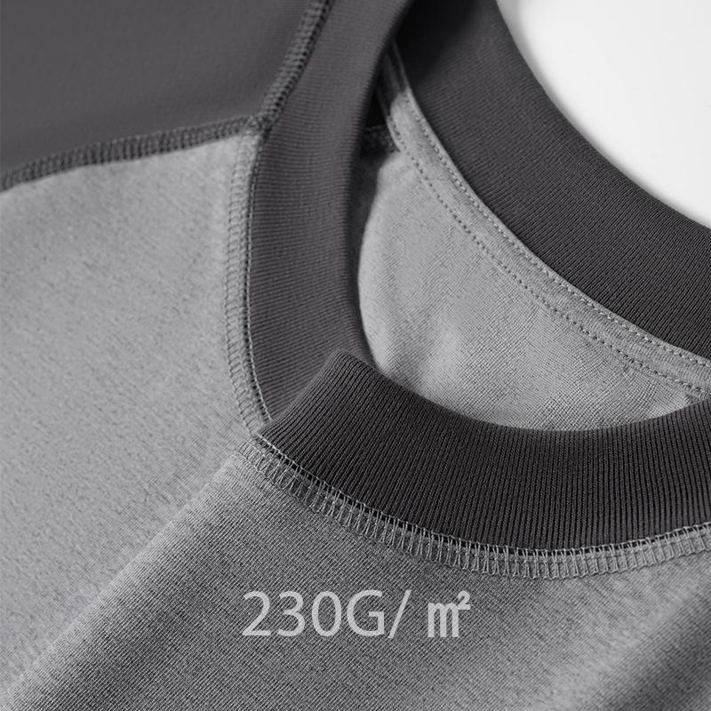 Крутая мужская футболка с рукавом реглан, свободная футболка с коротким рукавом, мужская летняя контрастного цвета с ощущением льда, с коротким рукавом, холодное лето