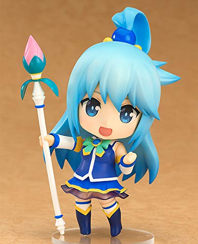 Good Smile Company Благословение Нендороида на эту замечательную пластиковую фигурку цвета Аква, раскрашенную в технике Аква, третичная перепродажа KonoSuba Мир Бога! не масштабный