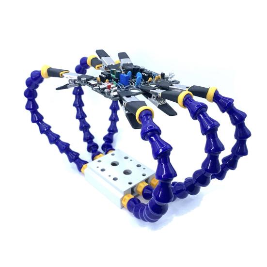 Третьи ручные скамейки, держатель паяльника с гибким рычагом, вращение на 360 градусов, многофункциональные руки помощи, инструмент для ремонта сварки печатной платы