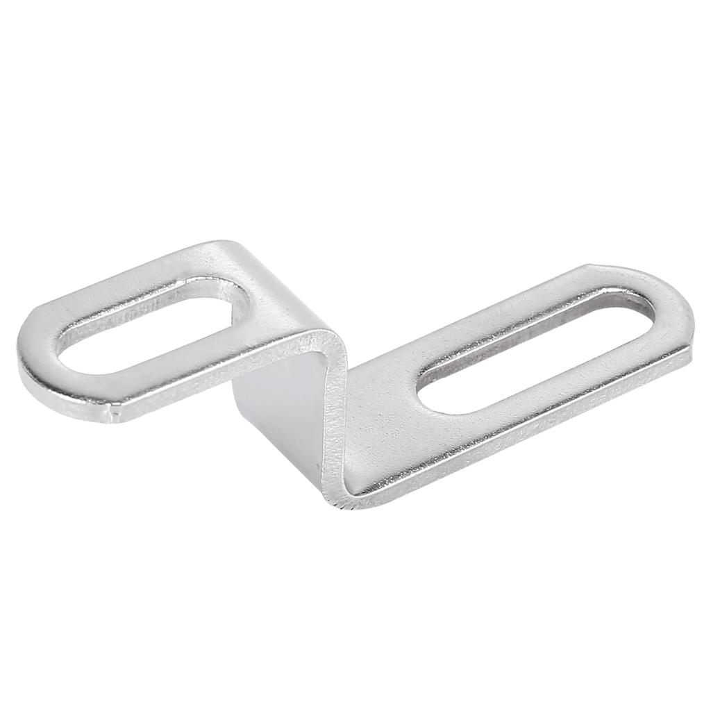 Motoforti Motorcycle Exhaust Pipe Bracket Z-Shaped Muffler Mounting Clamp Stainless Steel Silver Tone 20mm 30mm