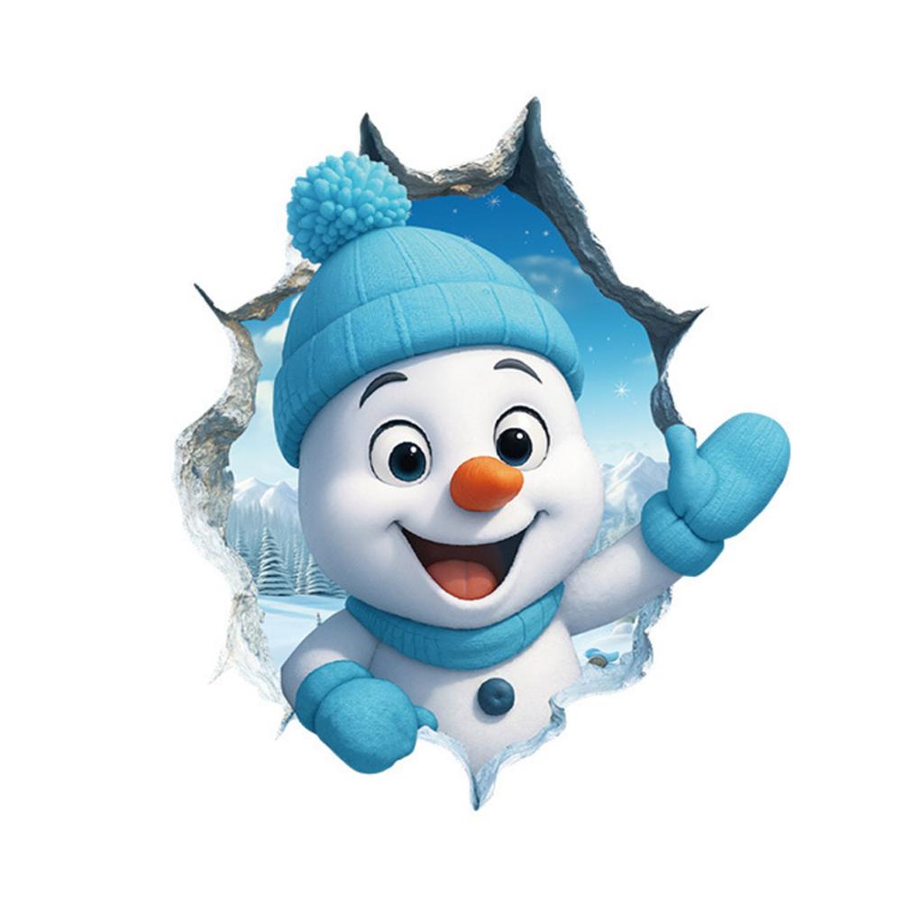 Christmas Decorations Holiday Party Decoration Window Stickers Pvc Static Stickers Window Decorations