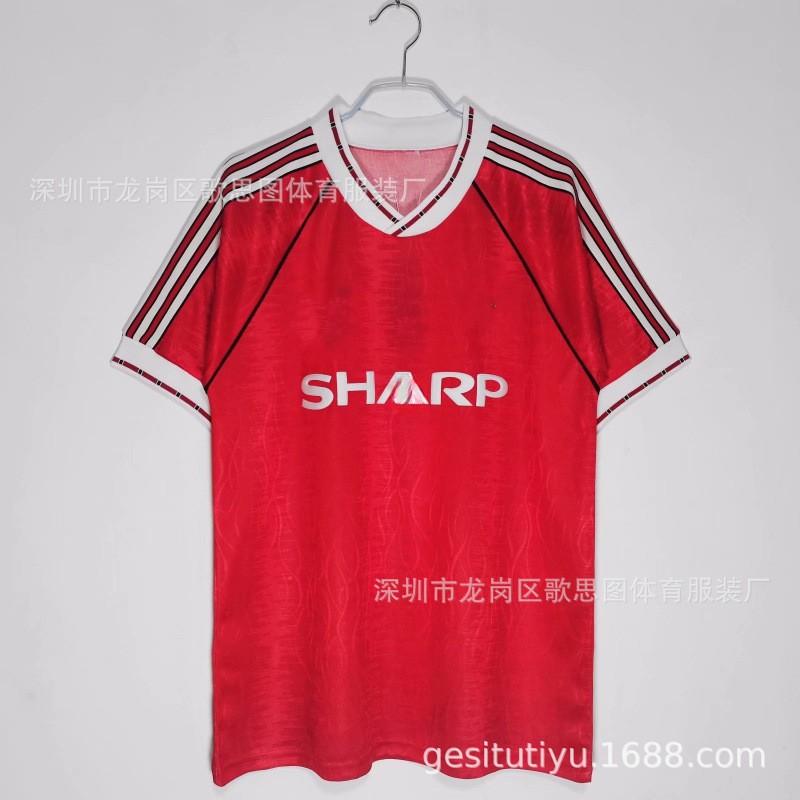 Retro Football Jersey Men Premier League Team Home Away Fan Player Version Sports Training