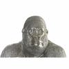 Decorative Figurine - Silver - Gorilla - Resin - 46 X 40 X 61 Cm - Ethnic Style