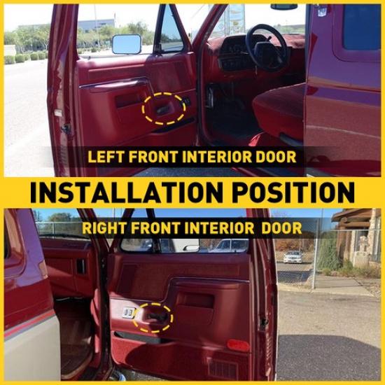Door Pair Handle Metal Driver Inner Side Left RH for Civic Ford F150 F250 F350 V