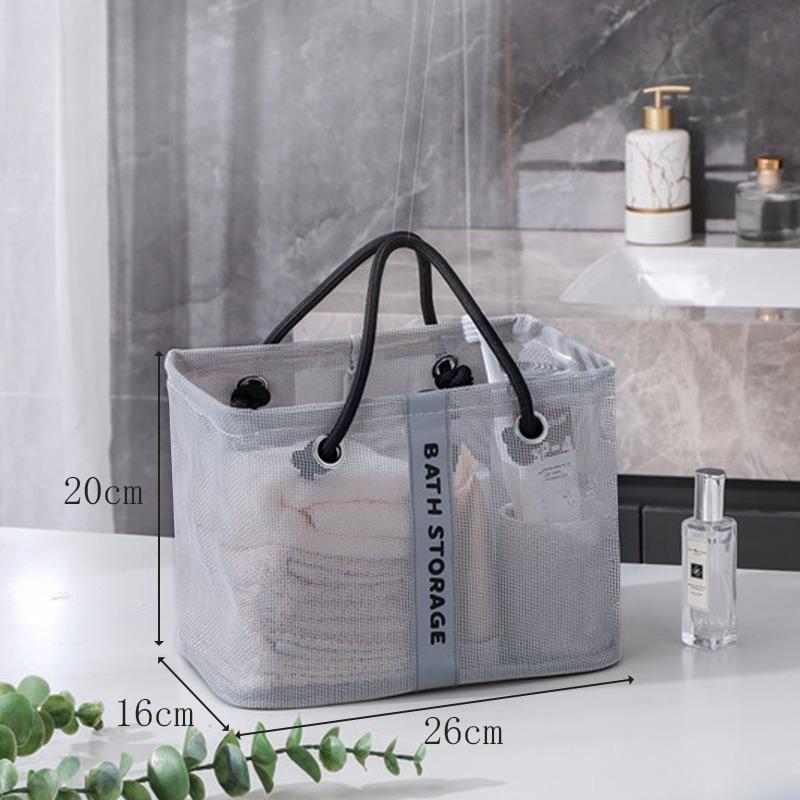 1 шт. сетчатая сумка для хранения кистей для макияжа двойного назначения, портативный чехол для кистей, простой держатель-ведро для кистей большой вместимости, дорожный стенд-ап кошелек