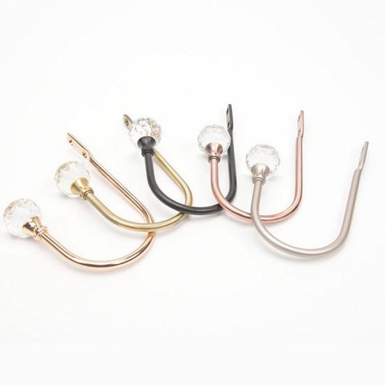 Современные держатели для штор, 2 шт., износостойкие фиксированные шторы, не Demed, держатель для штор, крючки для штор, принадлежности для штор