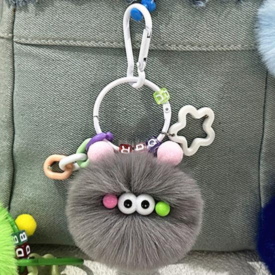 Брелок Мультяшная Плюшевая Кукла Шарм Декоративный Брелок Тонкая Работа Держатель для Ключей Ключ для Рюкзака