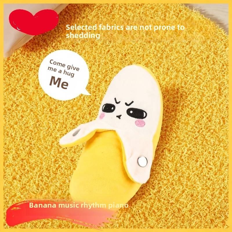 Humanshape Banana Touchactivated Music Plush Toy For Childrens Gift
