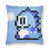 Пиксельная Наволочка для Подушки Bubble Bobble Синий Квадрат Полиэстер Лен Бархат Печатная Наволочка на Подушку-Плед на Молнии Чехол для Подушки Сиденья Дивана x
