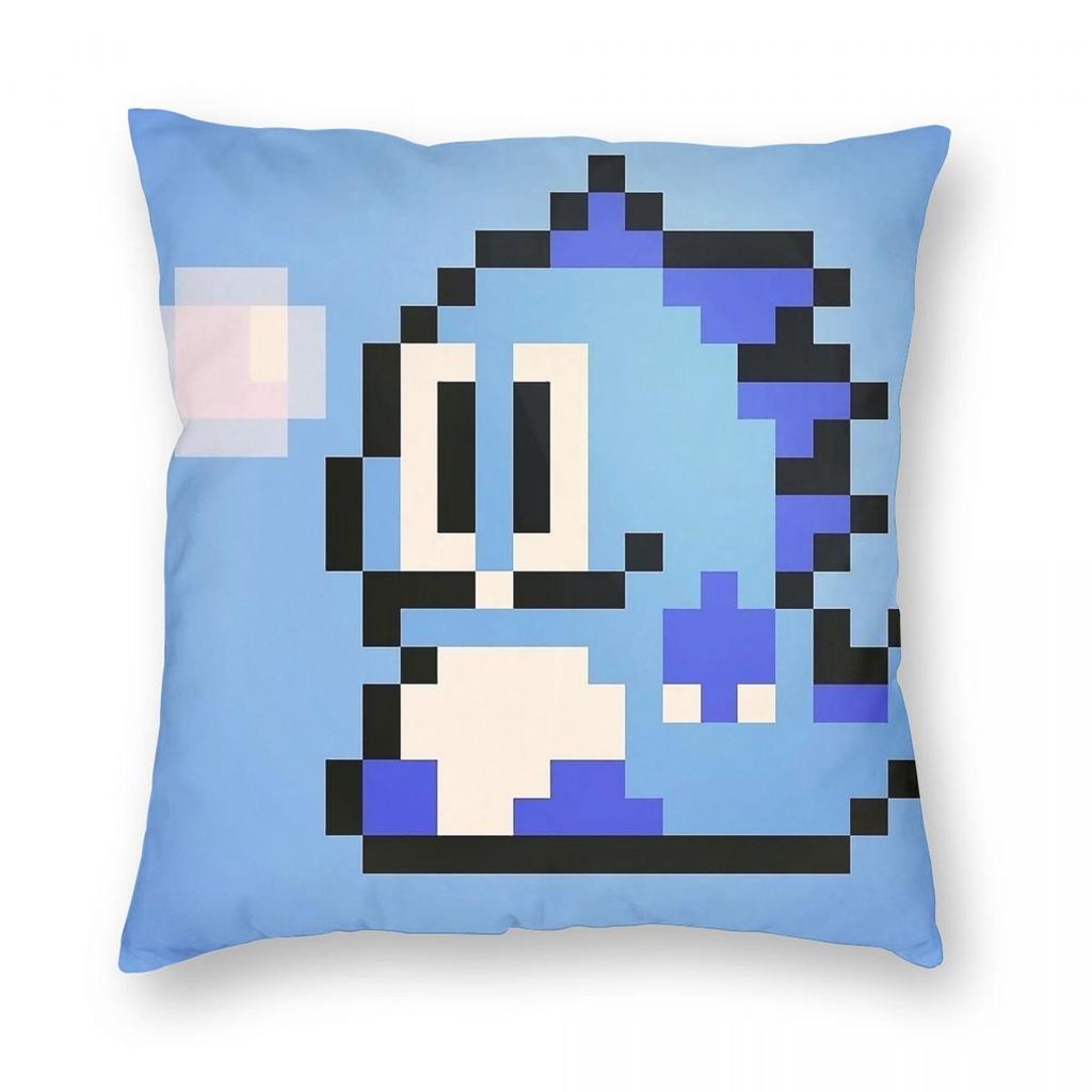 Пиксельная Наволочка для Подушки Bubble Bobble Синий Квадрат Полиэстер Лен Бархат Печатная Наволочка на Подушку-Плед на Молнии Чехол для Подушки Сиденья Дивана x