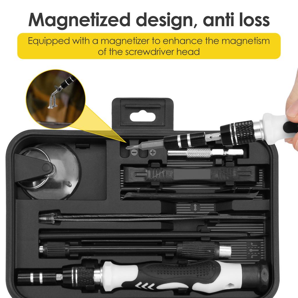 Многофункциональный набор отверток Магнитная эргономика Прецизионная отвертка для ремонта инструментов и бытовой техники