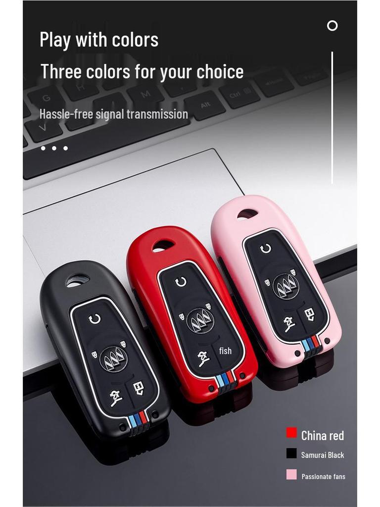 Key Case for Buick Verano & Excelle 2018 - Unisex Keychain Shell