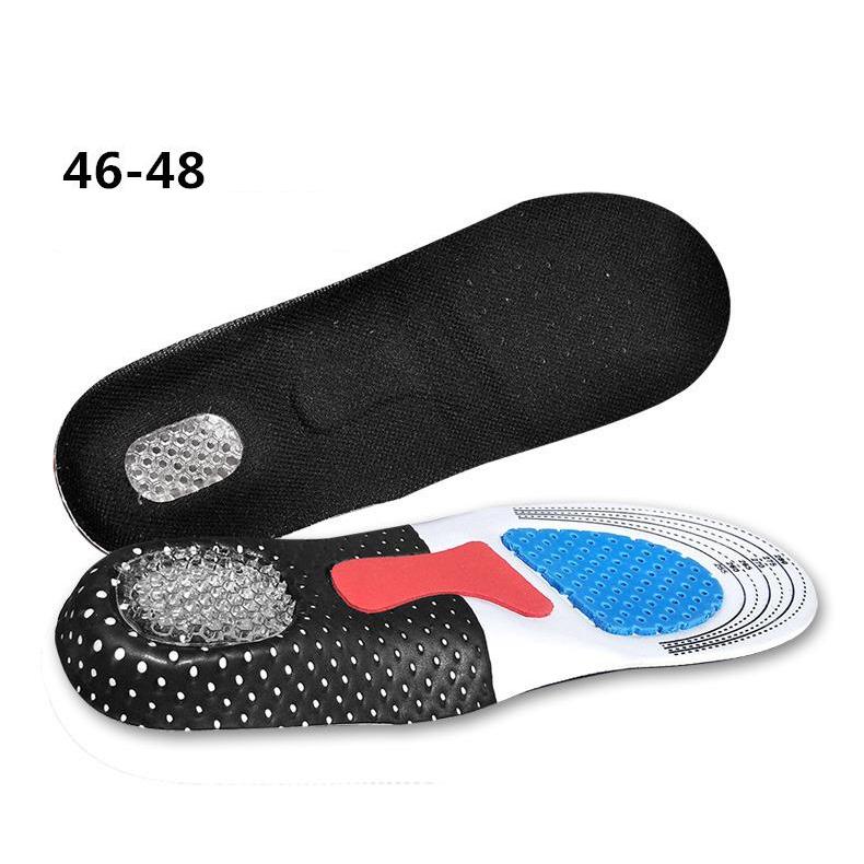 1 пара новых модных женских и мужских гелевых ортопедических спортивных стельок для бега, вставка для обуви, поддержка свода стопы, подушка для пятки