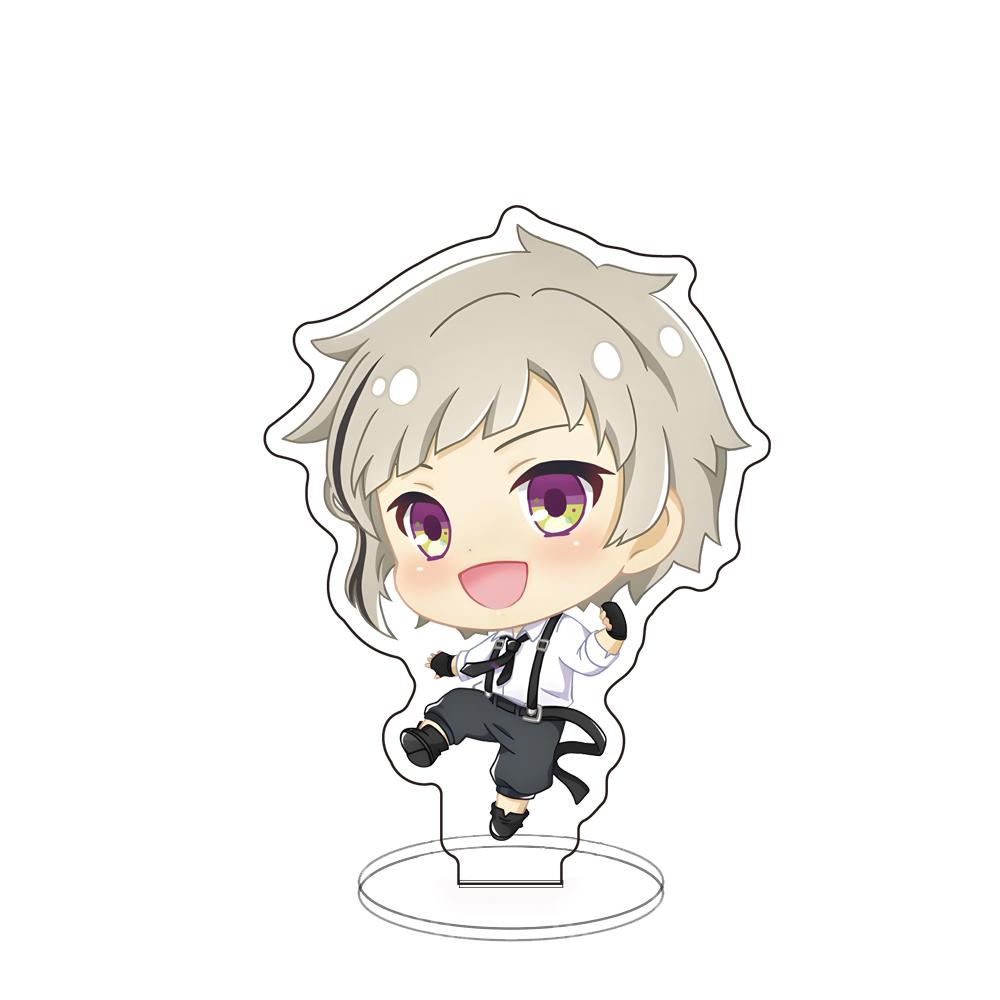 Акриловые Панельные Украшения Акриловая Подставка Bungo Stray Dogs Дазай Осаму Ода Сакуносукэ Фигурка Модель Пластина Настольный Декор Рождественские Подарки