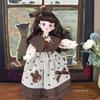 1 Set Attractive Eyes Dress Up BJD Dolls Long Hair Makeup Ball Joint Doll  Babies