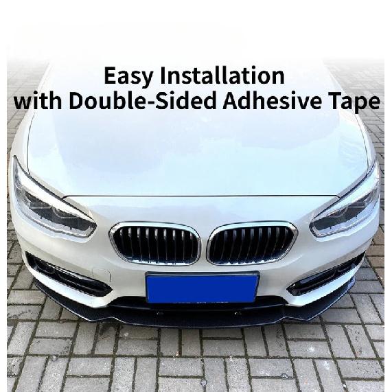 For BMW 1 Series F20 F21 116i 118i 120i 2015-2019 Front Bumper Lip Spoiler Splitter Chin Guard Protector Tuning Body Kit Decor