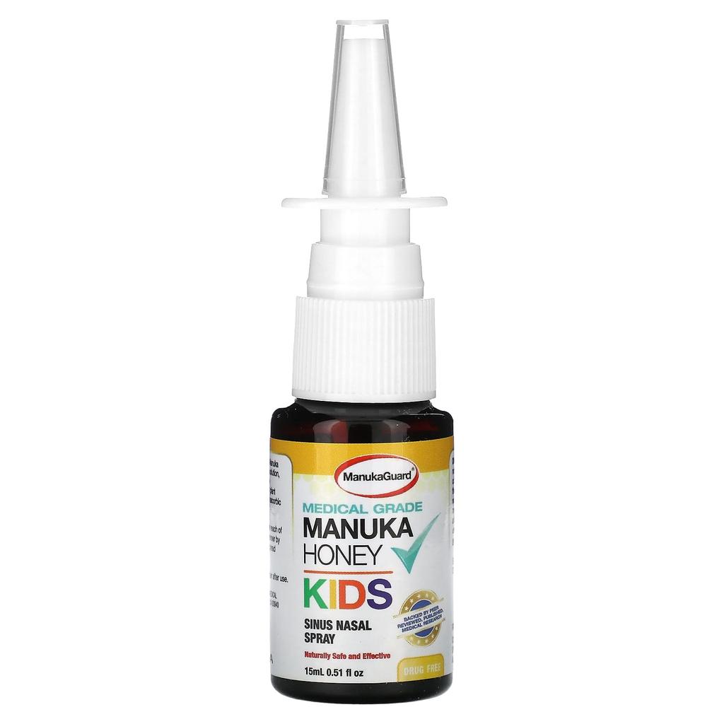 Children's, Medical Grade Manuka Honey, Nasal Spray, Alcohol Free, 15 Ml (0.51 Fl Oz)