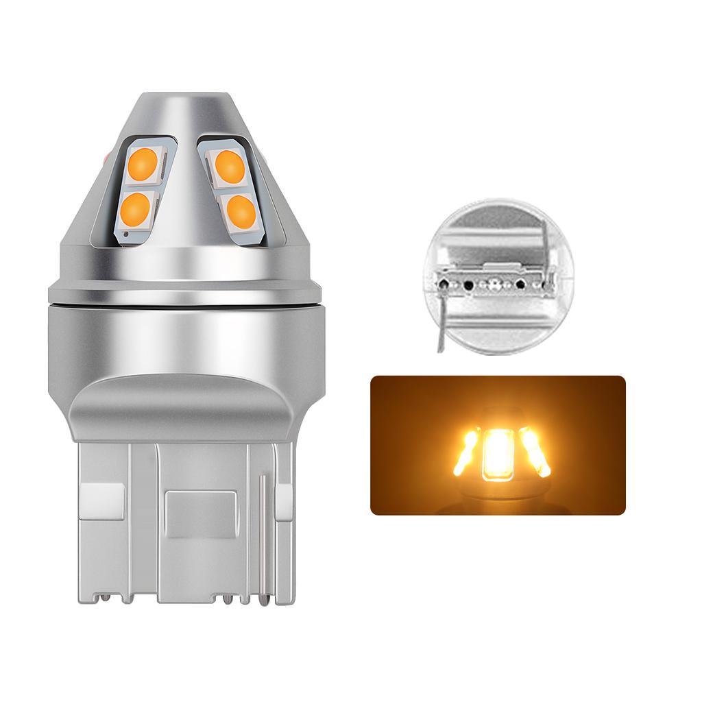 2 шт. T20 7440 W21W WY21W 1156 BA15S BAU15S Светодиодные лампы P21W PY21W Автомобильный свет Указатель поворота 12 В Canbus Белый Красный Автомобильные