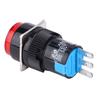 5PCS Momentary Push Button   LA16‑11Celsius 6‑M AC 250V 3A   30V 5A Round Button