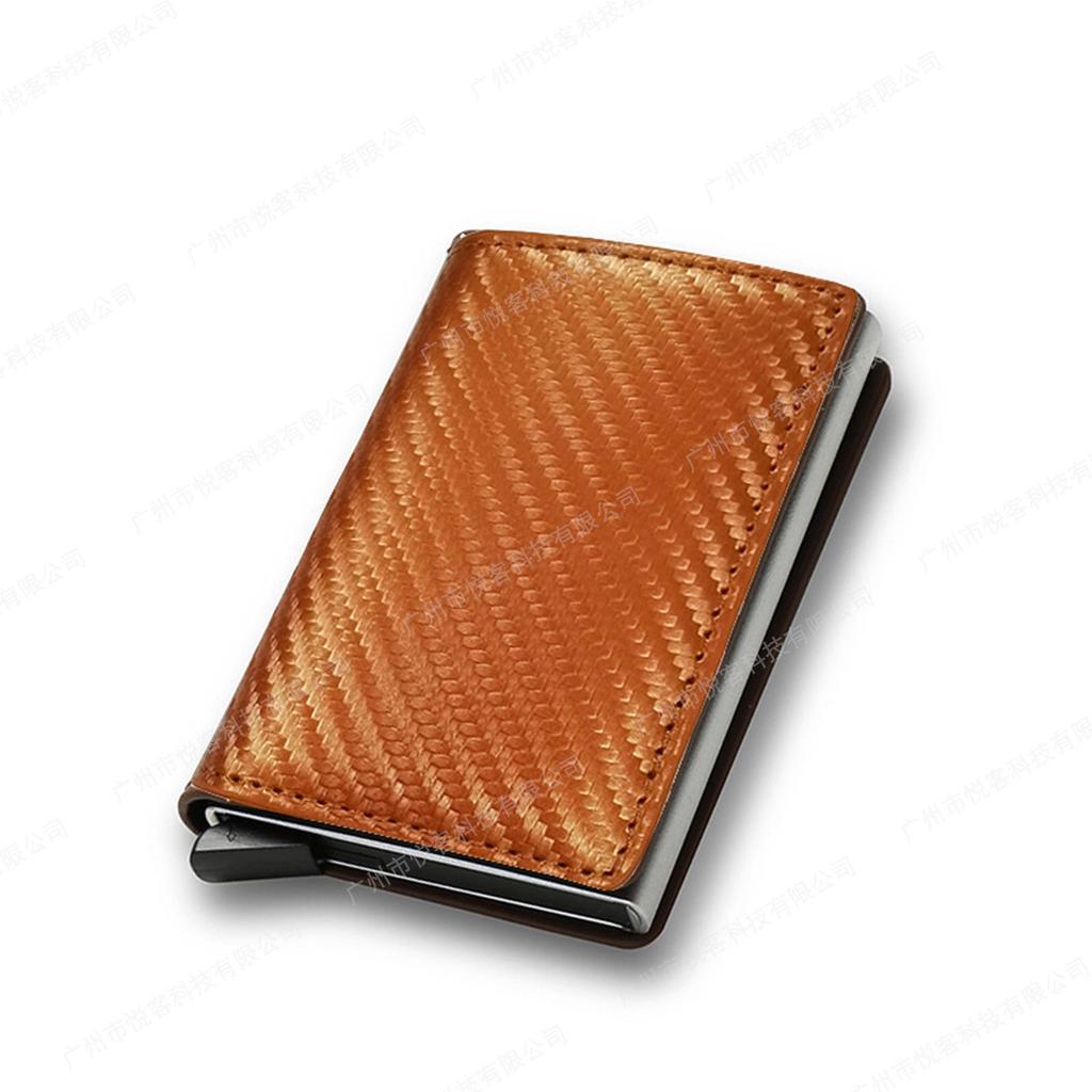 Ultra-Thin Men's Anti-Skimming Carbon Fiber RFID Wallet