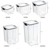 PET Food Storage Containers Kitchen Storage Organization Kitchen Storage Box Jars Ducts Storage for Kitchen Food Storage Box