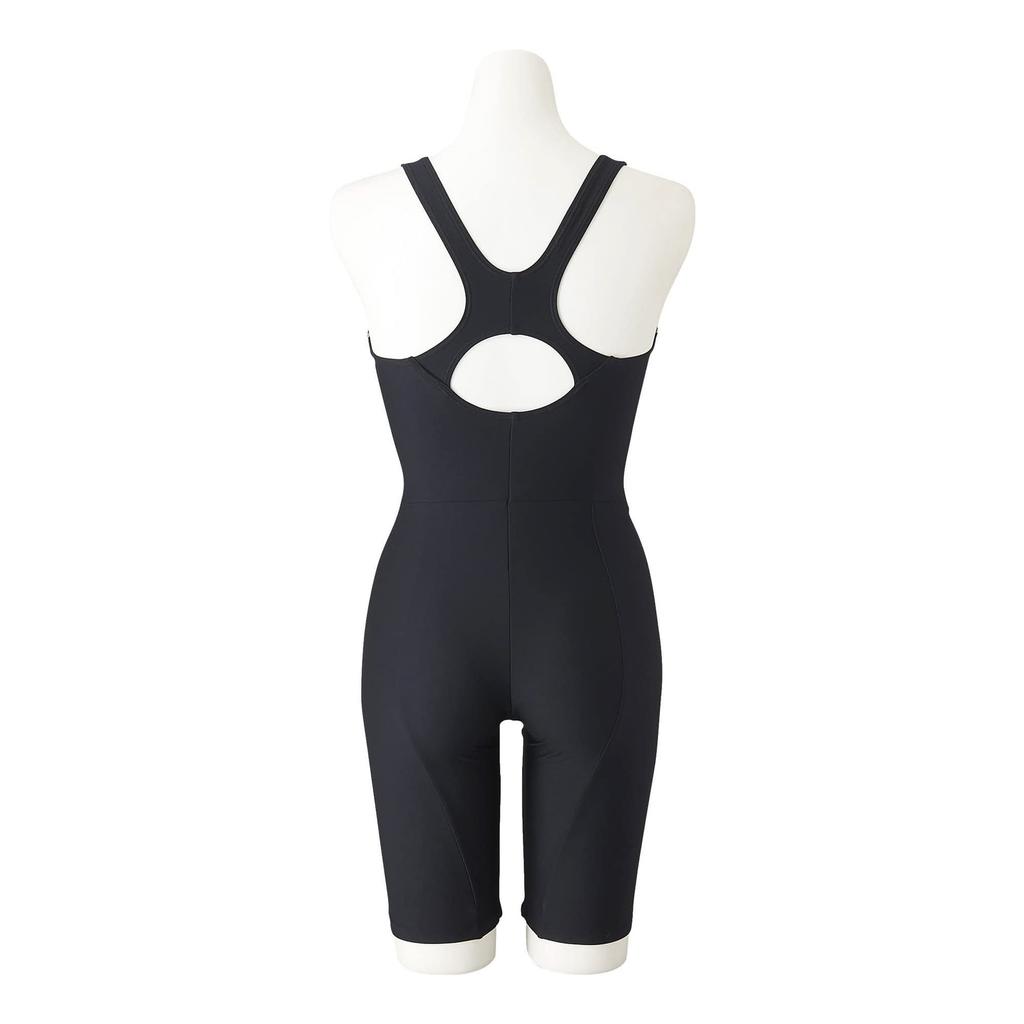 Mizuno STROKE ONE Купальник Размер 93 x Зеленый Размер XL Женский Слитный (Мир Назад) N2JG2309, (Чёрный геккон),