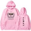 2025 Vintage Fourth Wing Printed Hoodie Women Casual Retro Fashion Pullover Autumn Winter Gothic Long Sleeve Sweatshirts
