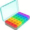 Pill Organizer 4 Times a Day Pill Box 7 Day,Large Weekly Medicine Pill Organizer for Travel with Removable Individual Containers