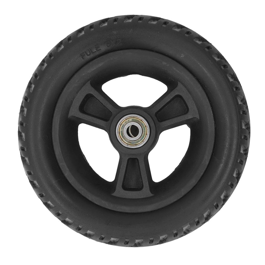 6-дюймовое колесо для инвалидной коляски PU нескользящее износостойкое прочное несущее средство для замены ходоков