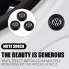 Для VOLKSWAGEN VW Для Volkswagen VW Polo Beetle Golf CC Touareg Passat 8 шт. Автомобильные противоударные накладки на двери Багажник Силиконовые Утолщенные Так