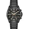 Strike Chrono Черная нержавеющая сталь Черные мужские кварцевые часы 1514291