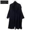 Black Wool Smooth Knit Gown Coat Coat F blackUsed